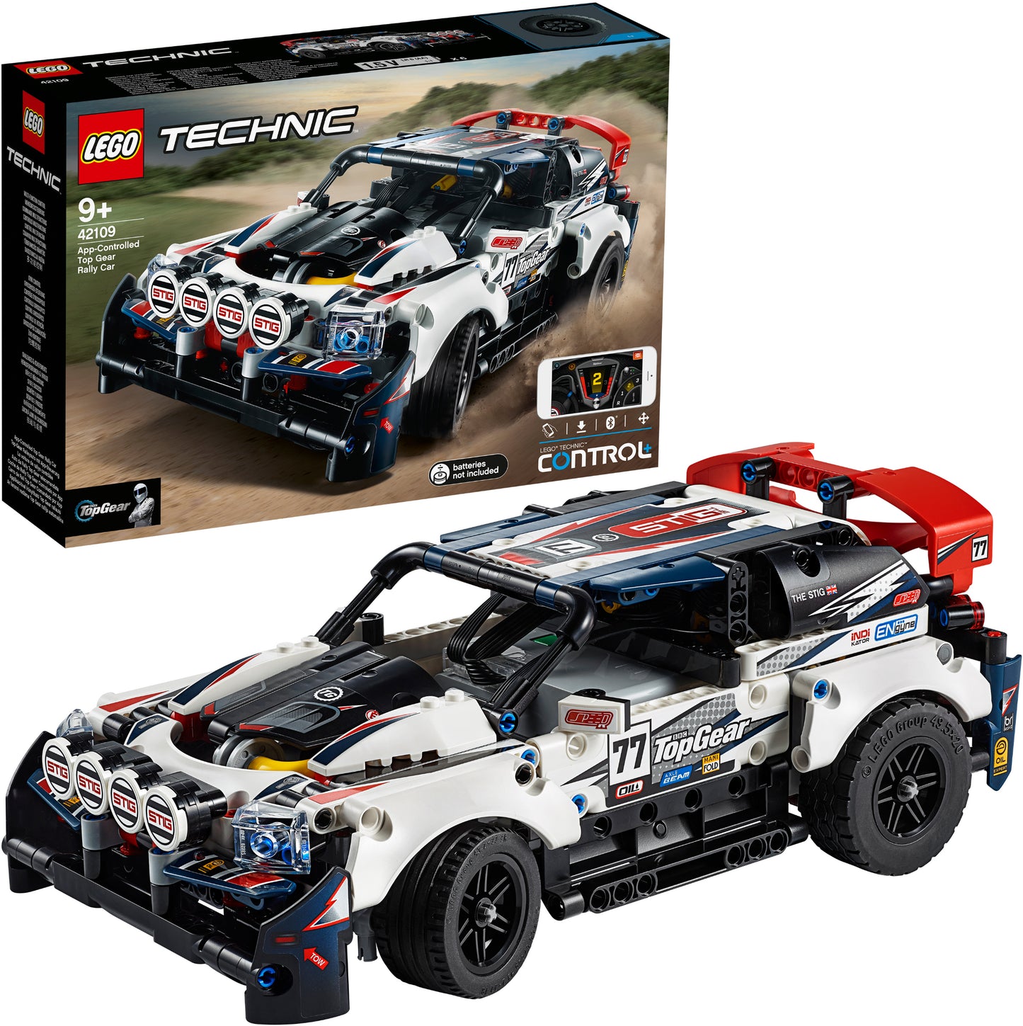 42109 App-Controlled Top Gear Rally Car