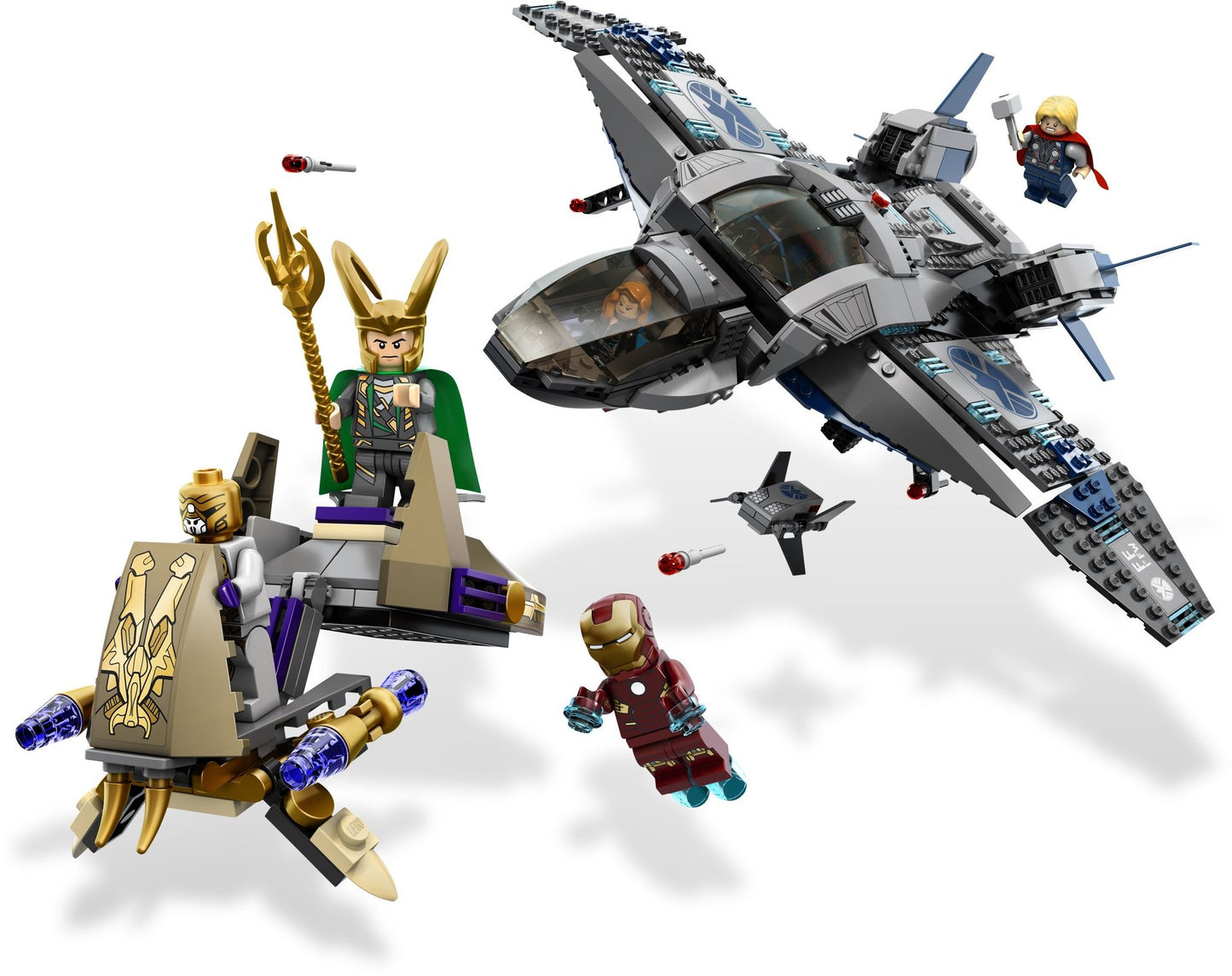 6869 Quinjet Aerial Battle