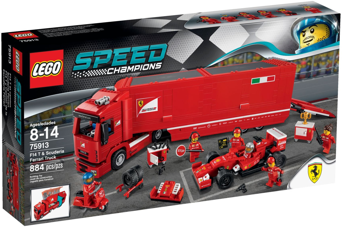 75913 F14 T & Scuderia Ferrari Truck