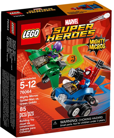 76064 Mighty Micros: Spider-Man vs. Green Goblin