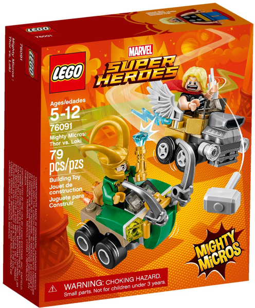 76091 Mighty Micros: Thor vs. Loki