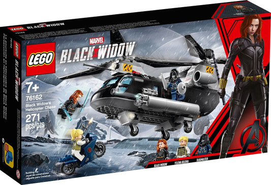 76162 Black Widow's Helicopter Chase