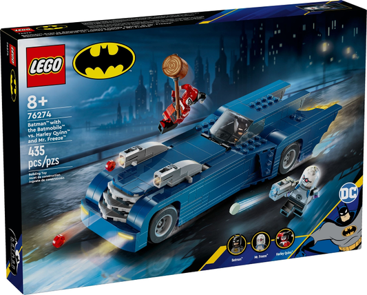 76274 Batman with the Batmobile vs. Harley Quinn and Mr. Freeze