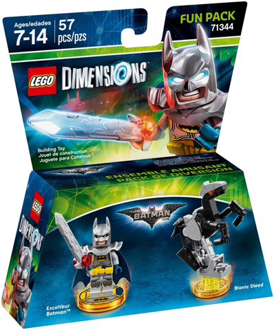 71344 Fun Pack - The LEGO Batman Movie (Excalibur Batman and Bionic Steed)